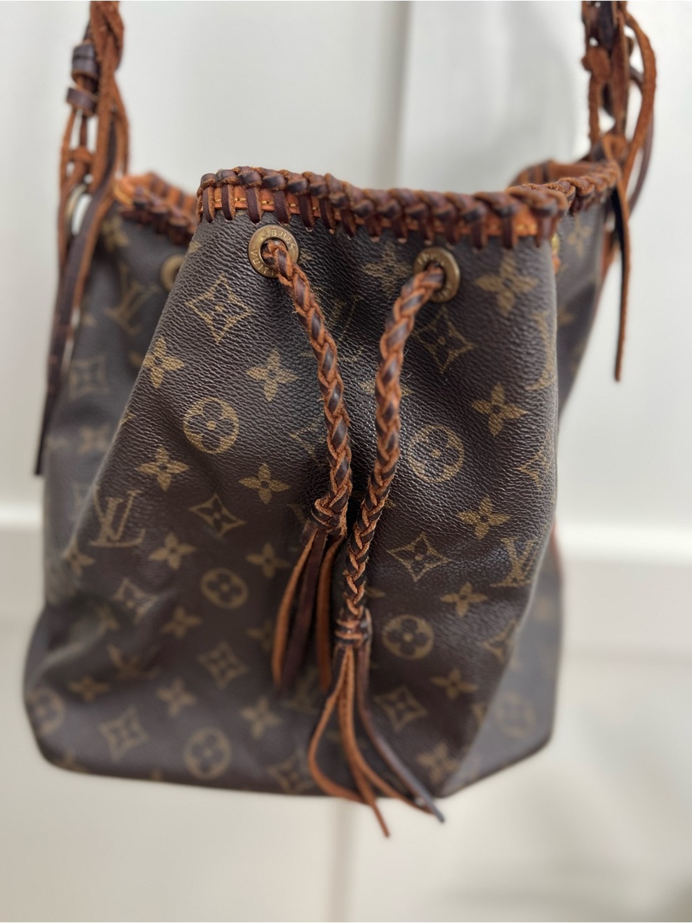 Upcycled Louis Vuitton bag